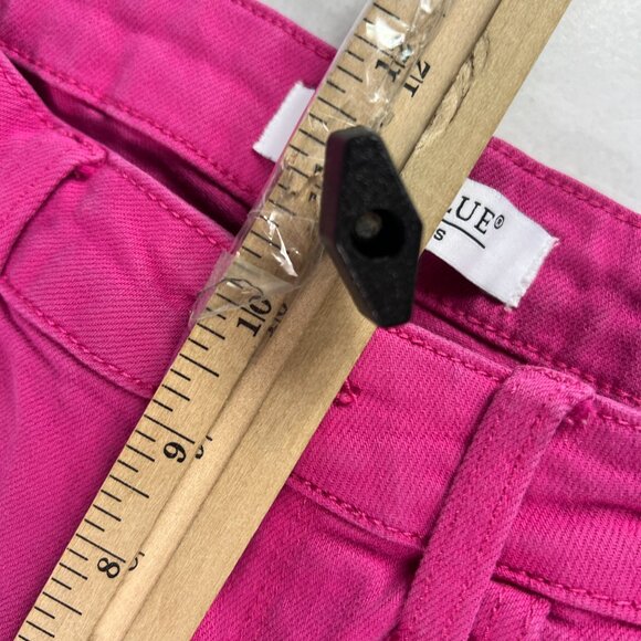 Judy Blue Jeans Women 27x27* Slim Mid Rise Ankle Pink Faded Stretch Denim Tag 27 - Picture 15 of 16